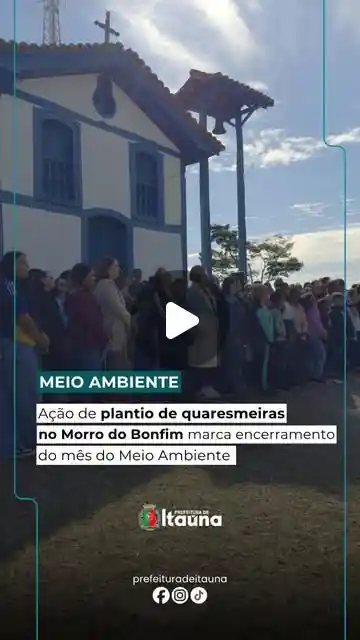 Ação especial em comemoração ao Mês do Meio Ambiente no Alto do Morro do Bonfim
