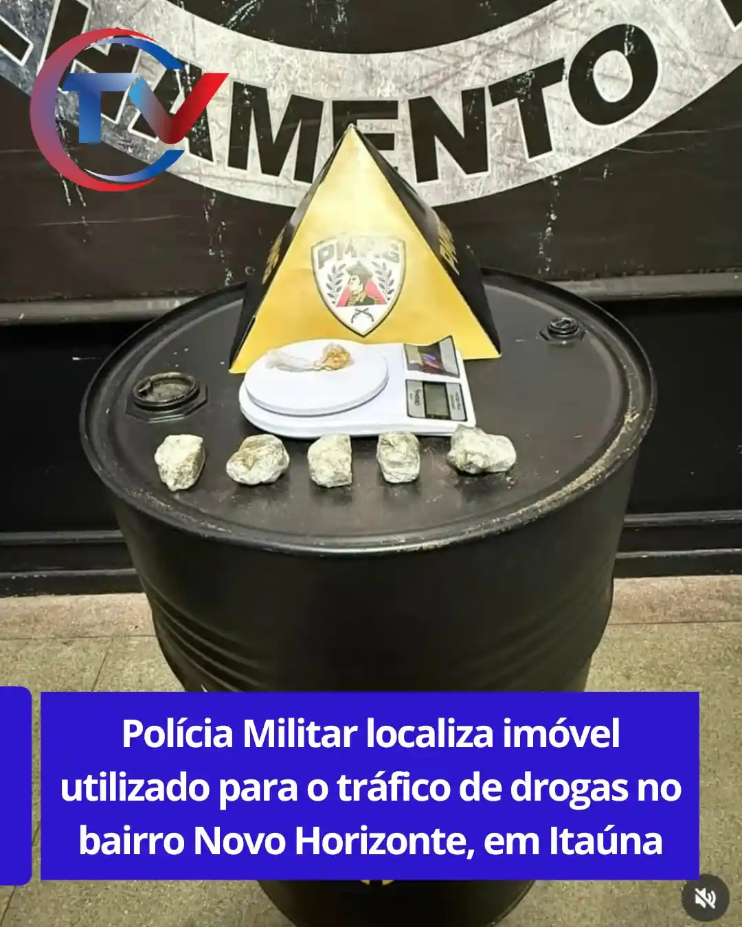 Operação policial apreende drogas e balança no Novo Horizonte