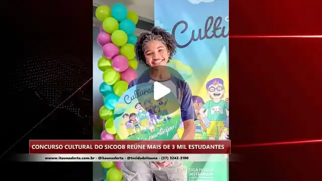 Concurso cultural do Sicoob Centro-Oeste reúne estudantes de Itaúna e Mário Campos