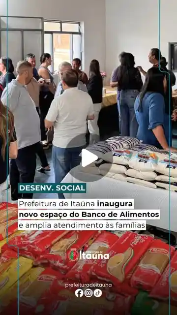 Banco de Alimentos Elza de Oliveira Lopes inaugurado no Graças