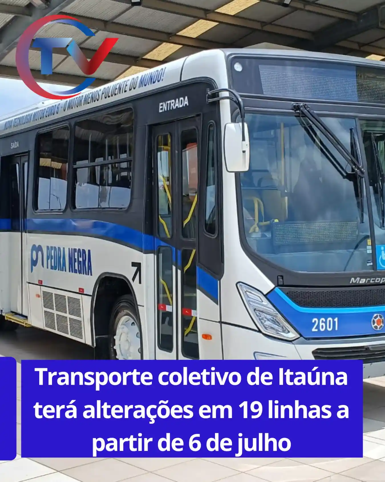 Alterações em horários de transporte coletivo em Itaúna