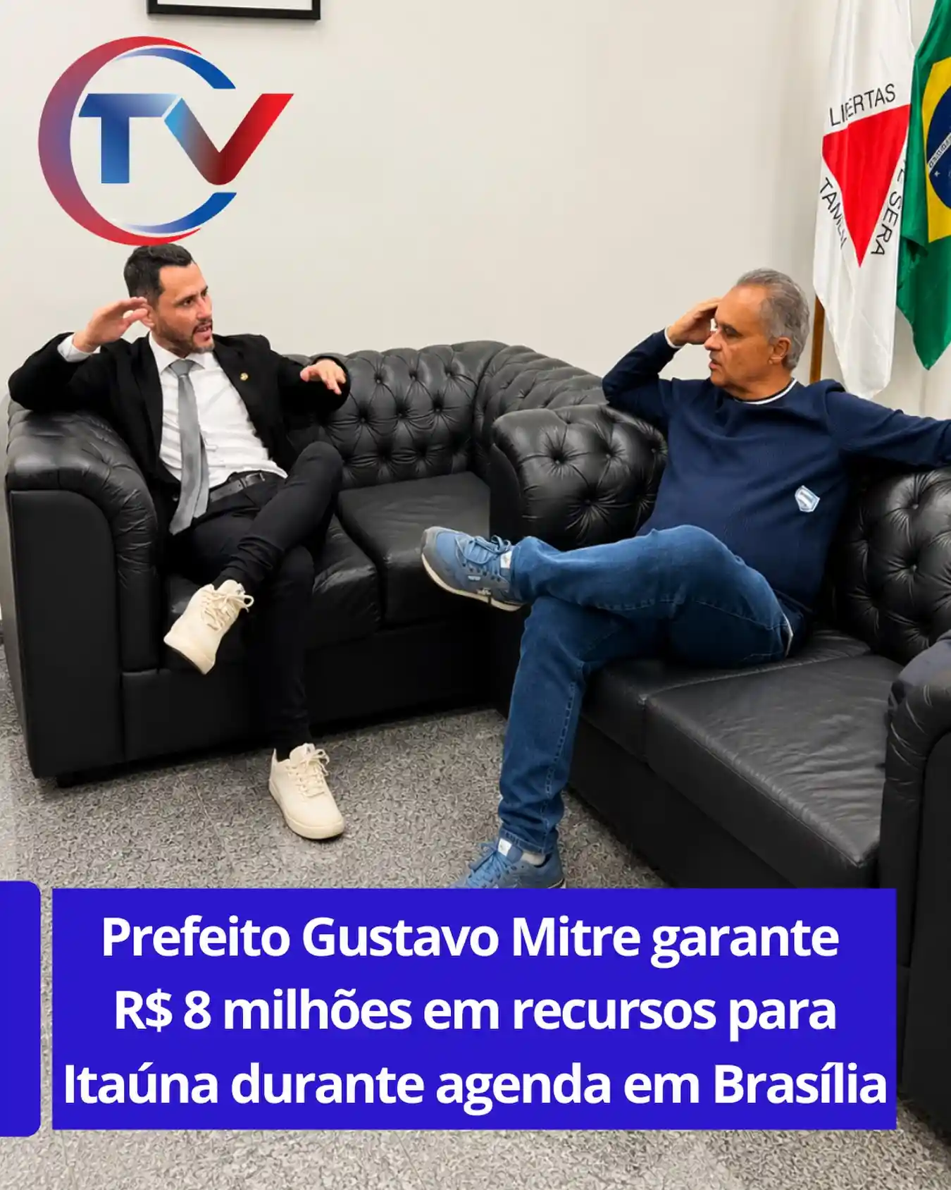 Prefeito de Itaúna busca recursos em Brasília