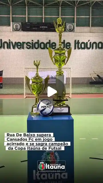 Copa Itaúna de Futsal: Rua de Baixo é campeão