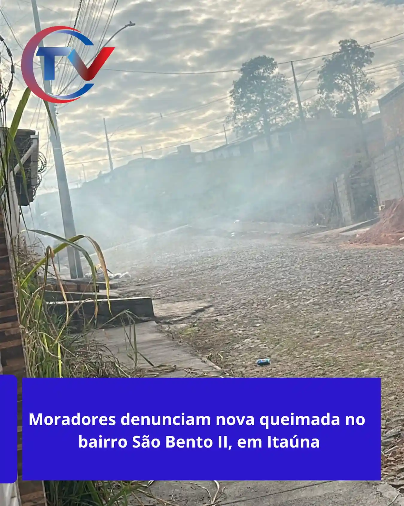 Queimada em lote vago no São Bento II