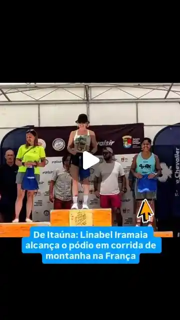 Linabel Iramaia conquista 3º lugar em trail nos Alpes franceses