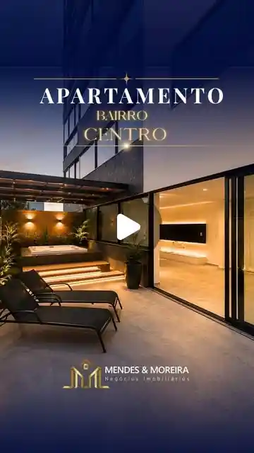 Apartamento 3 quartos com 2 áreas privativas no Centro