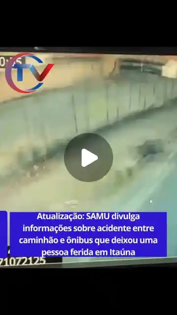 Acidente entre caminhão e ônibus no Santa Edwiges