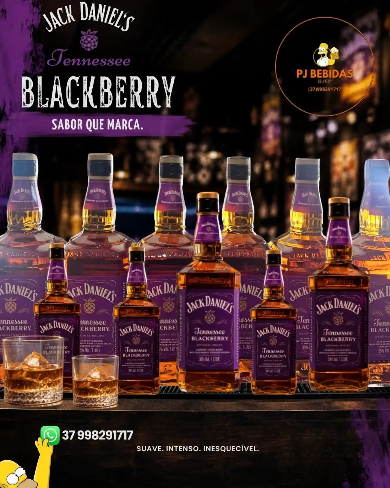 Jack Daniel's Blackberry - P.J. Bebidas