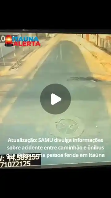 Acidente entre caminhão e ônibus deixa ferido no Santa Edwiges