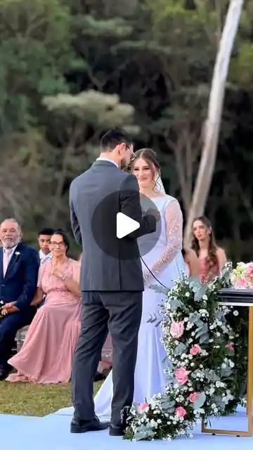 Cerimônia de casamento ao ar livre em Itaúna