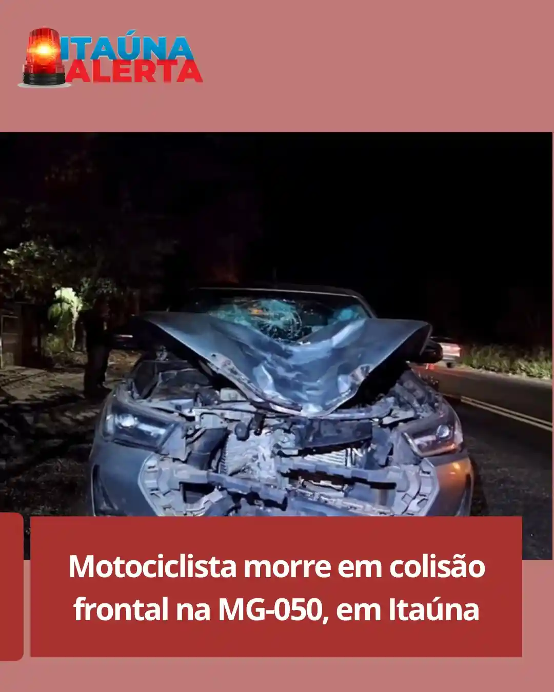 Acidente fatal na MG-050 em Itaúna