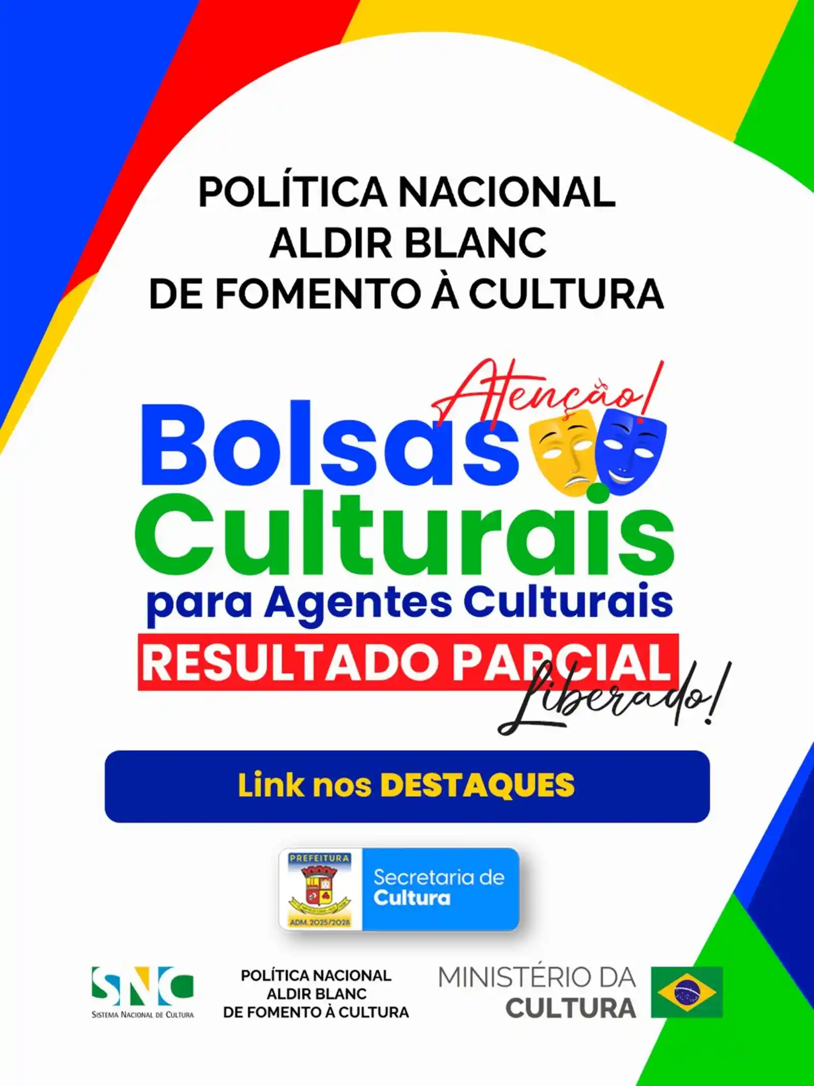 Resultado Parcial Bolsas Culturais - Mateus Leme