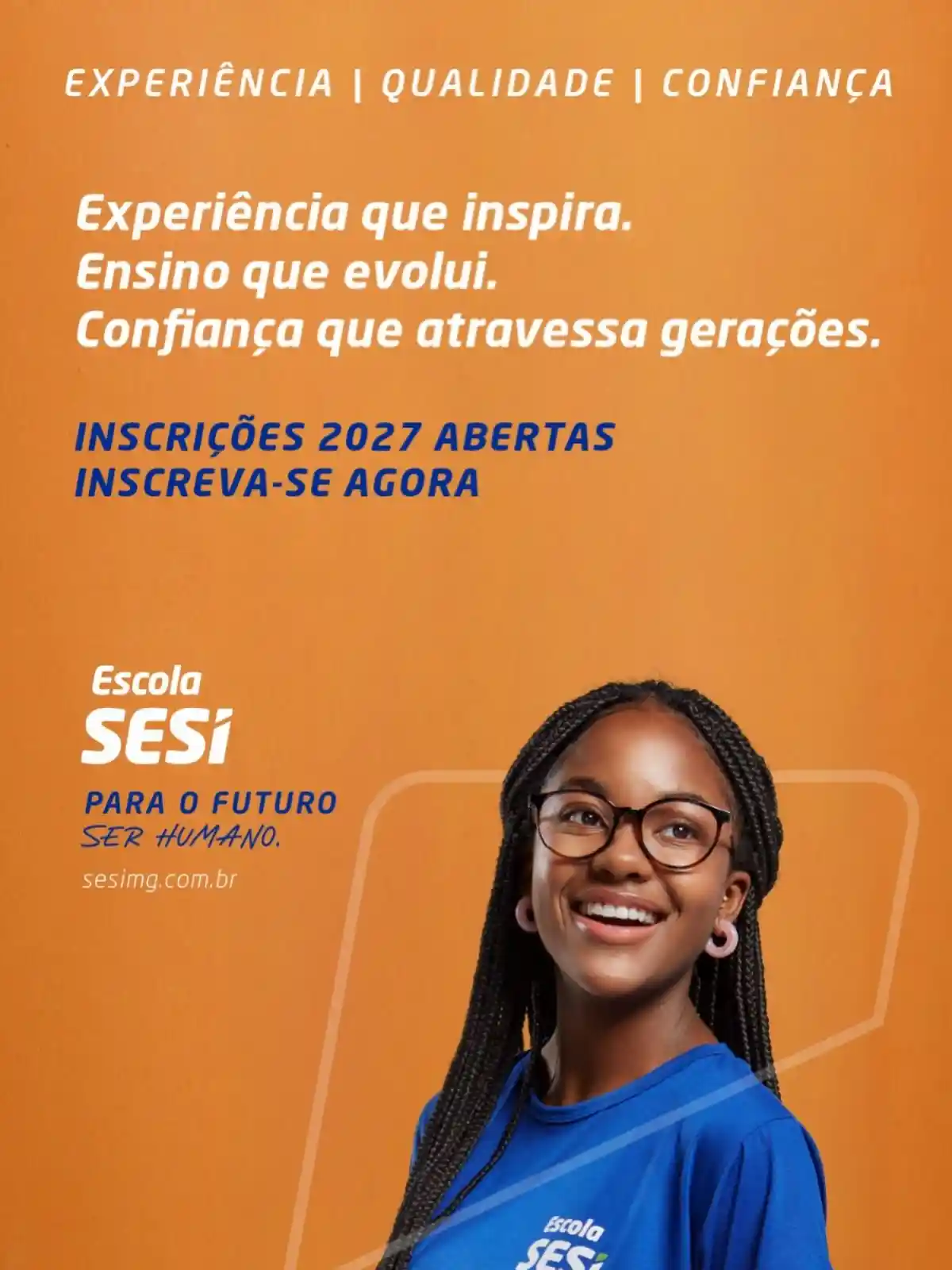 Escola SESI abre inscrições para Processo Seletivo 2027