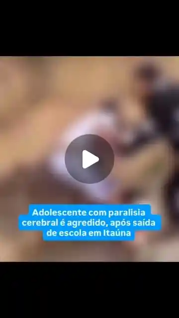 Estudante com TDAH e paralisia cerebral é agredido ao sair da escola