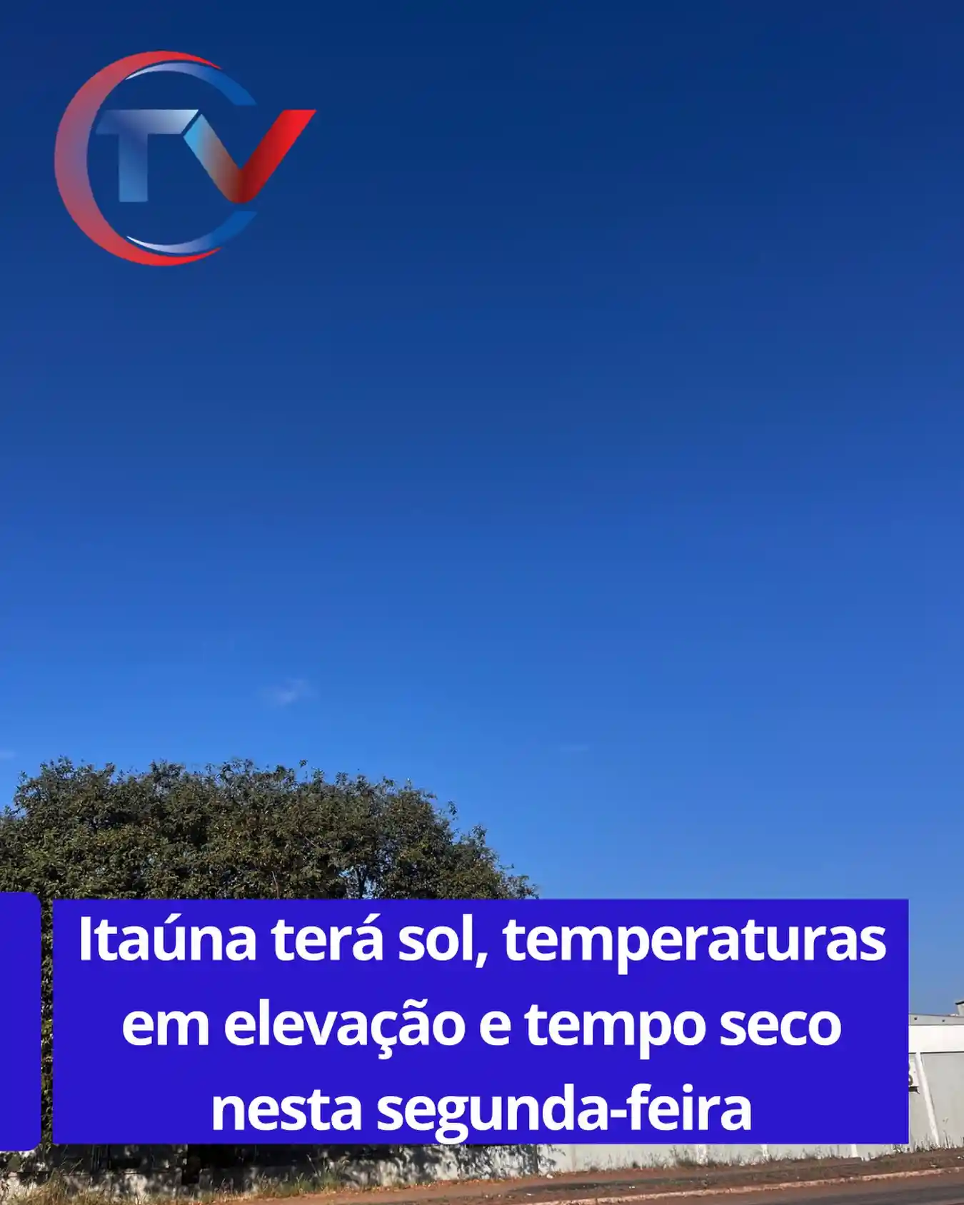 Previsão do tempo: Sol e tempo seco em Itaúna