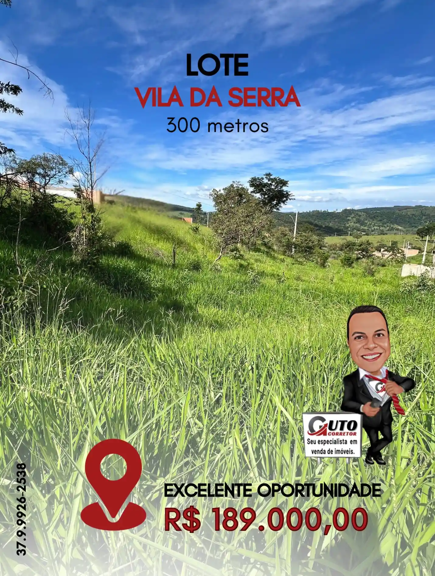 Excelente terreno à venda na Vila da Serra