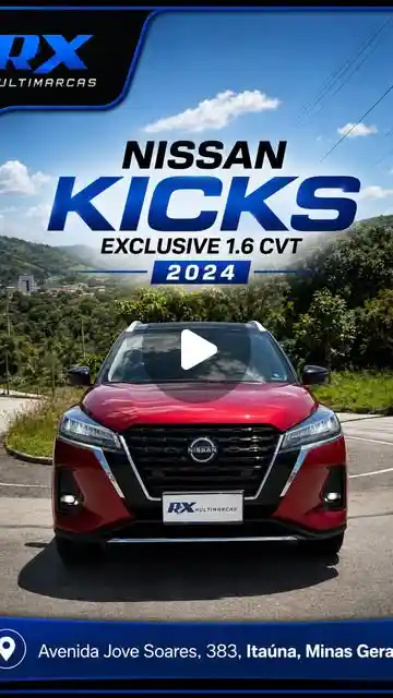 Nissan Kicks Exclusive 1.6 CVT 2024 – 54 mil km