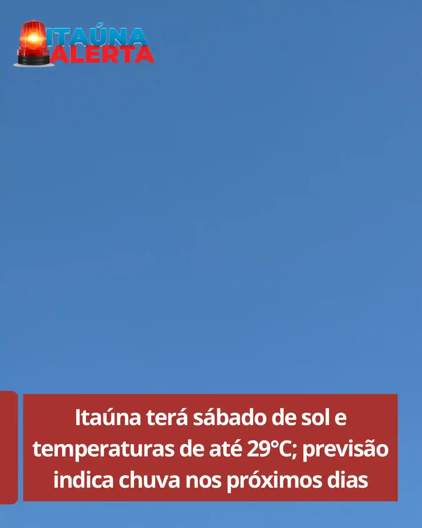Previsão do tempo em Itaúna para os próximos dias