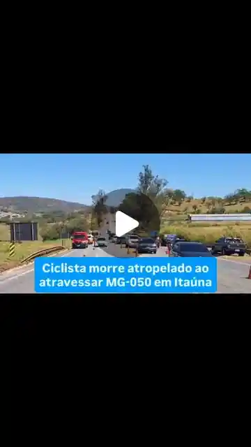 Homem de 47 anos morre atropelado por carro na MG-050