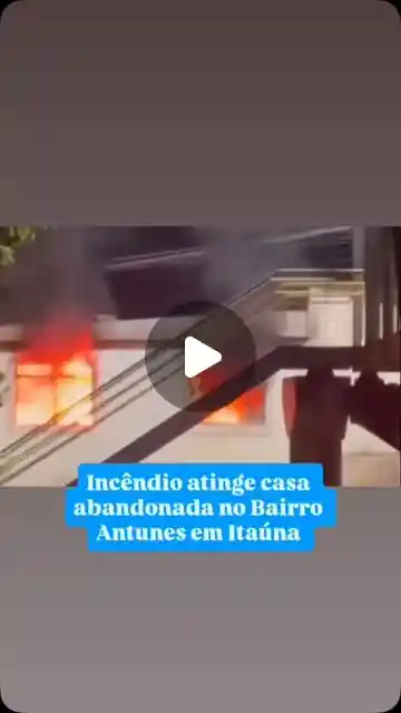 Incêndio atinge imóvel abandonado no Bairro Antunes