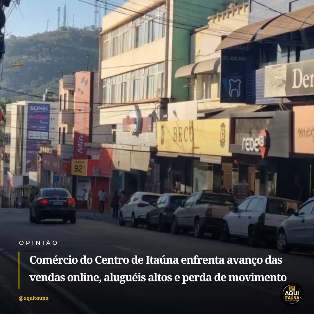 Comércio do Centro enfrenta vendas online e aluguéis altos