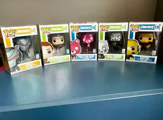 Coleção de Fortnite - Funko Pops, em ótimo estado na caixa