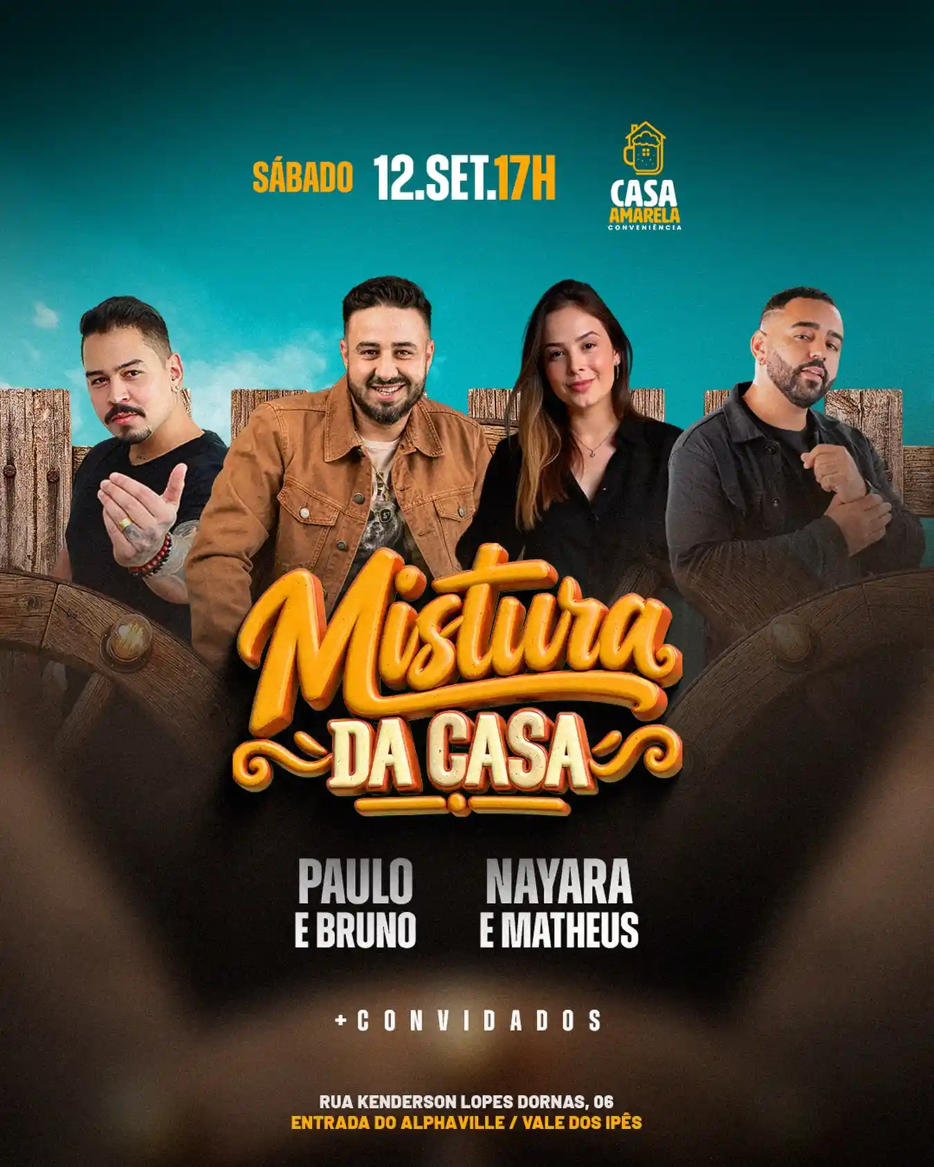 Mistura da Casa – sábado à noite
