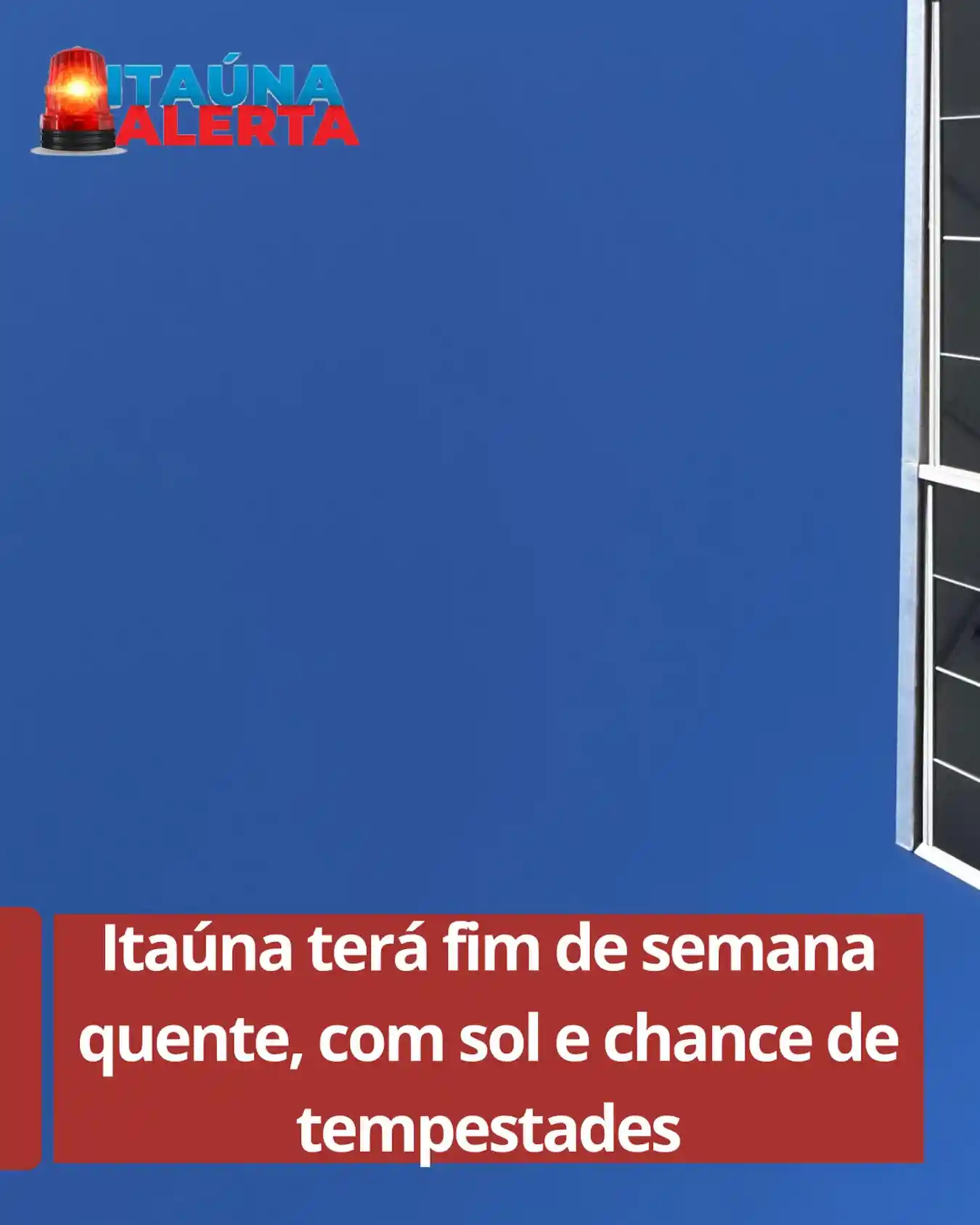 Fim de semana deve ter calor e sol, mas com risco de chuva