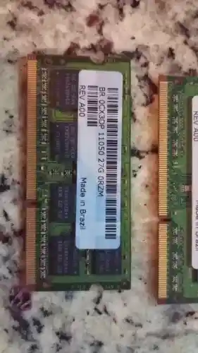 Memória DDR3 4gb E 2gb notebook