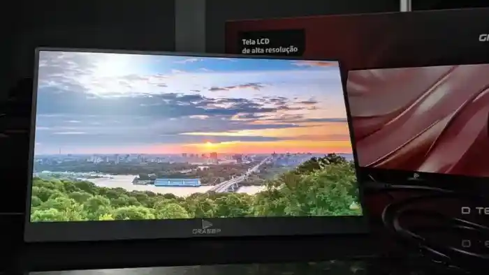Monitor Portátil 15,6" Full HD IPS, Novo