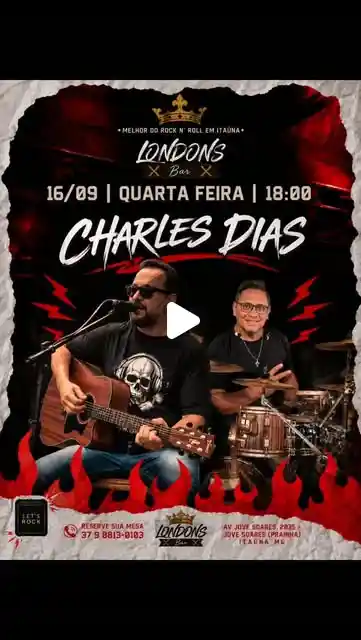 Rock com Charles Dias no London's Bar