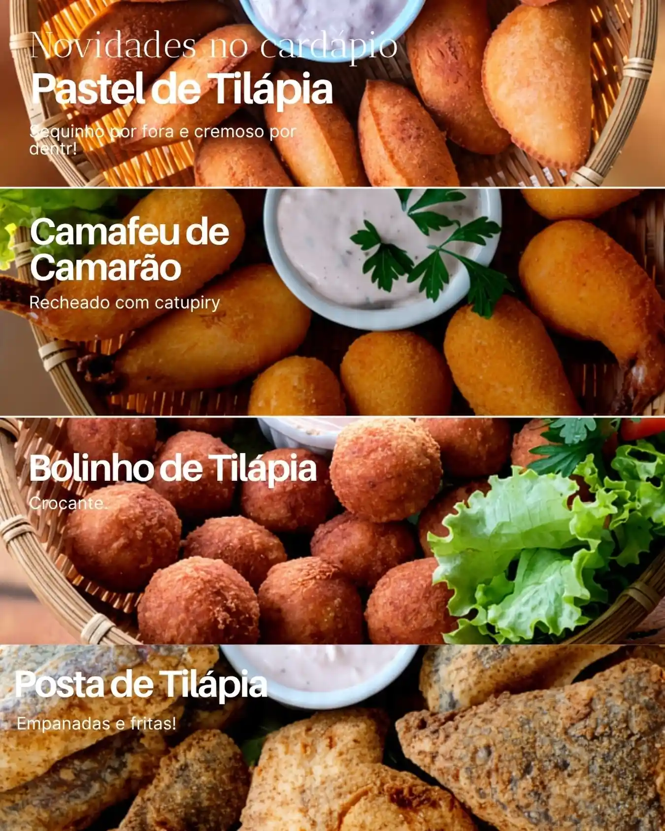 Novos sabores no cardápio do Varandas Bar