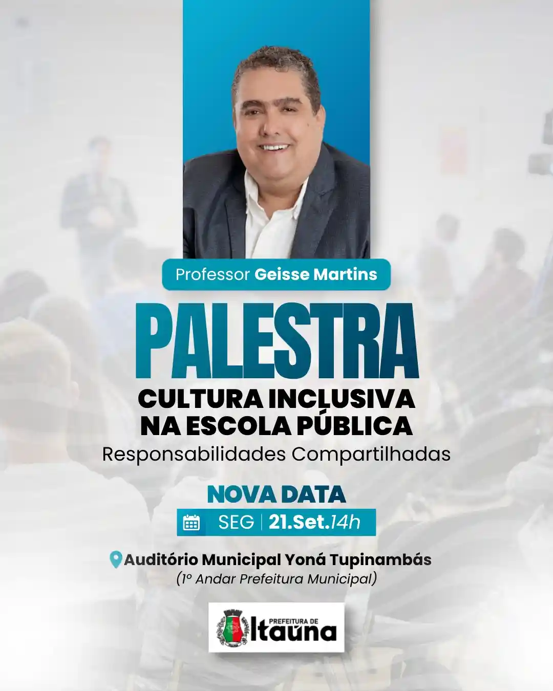 Palestra sobre educação inclusiva e Dia da Pessoa com Deficiência