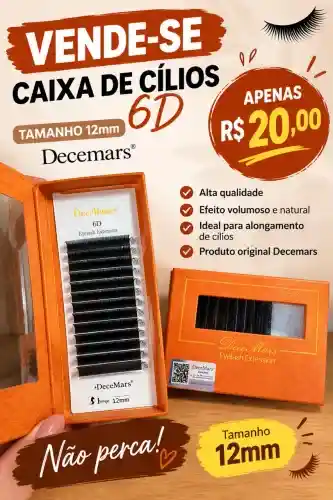 Vendo caixa de cílios