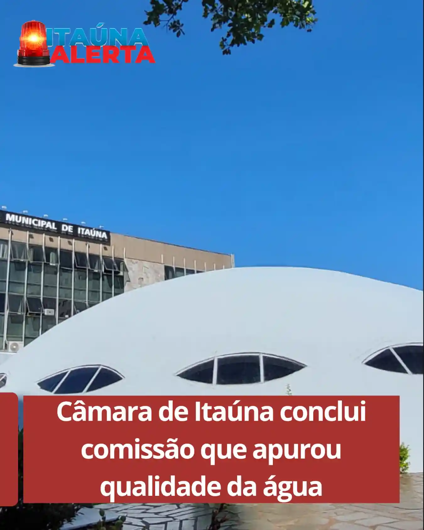 Câmara conclui relatório sobre qualidade da água em Itaúna