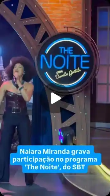 Naiara Miranda grava participação no The Noite com Danilo Gentili