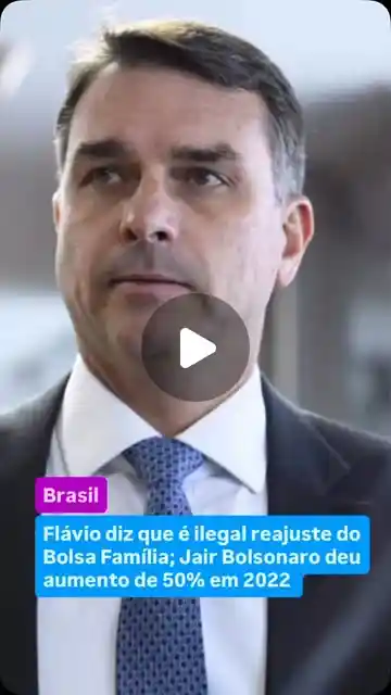 Flávio Bolsonaro critica reajuste de 15% no Bolsa Família