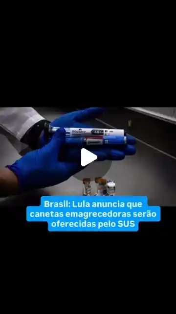 Lula anuncia caneta emagrecedora gratuita pelo SUS