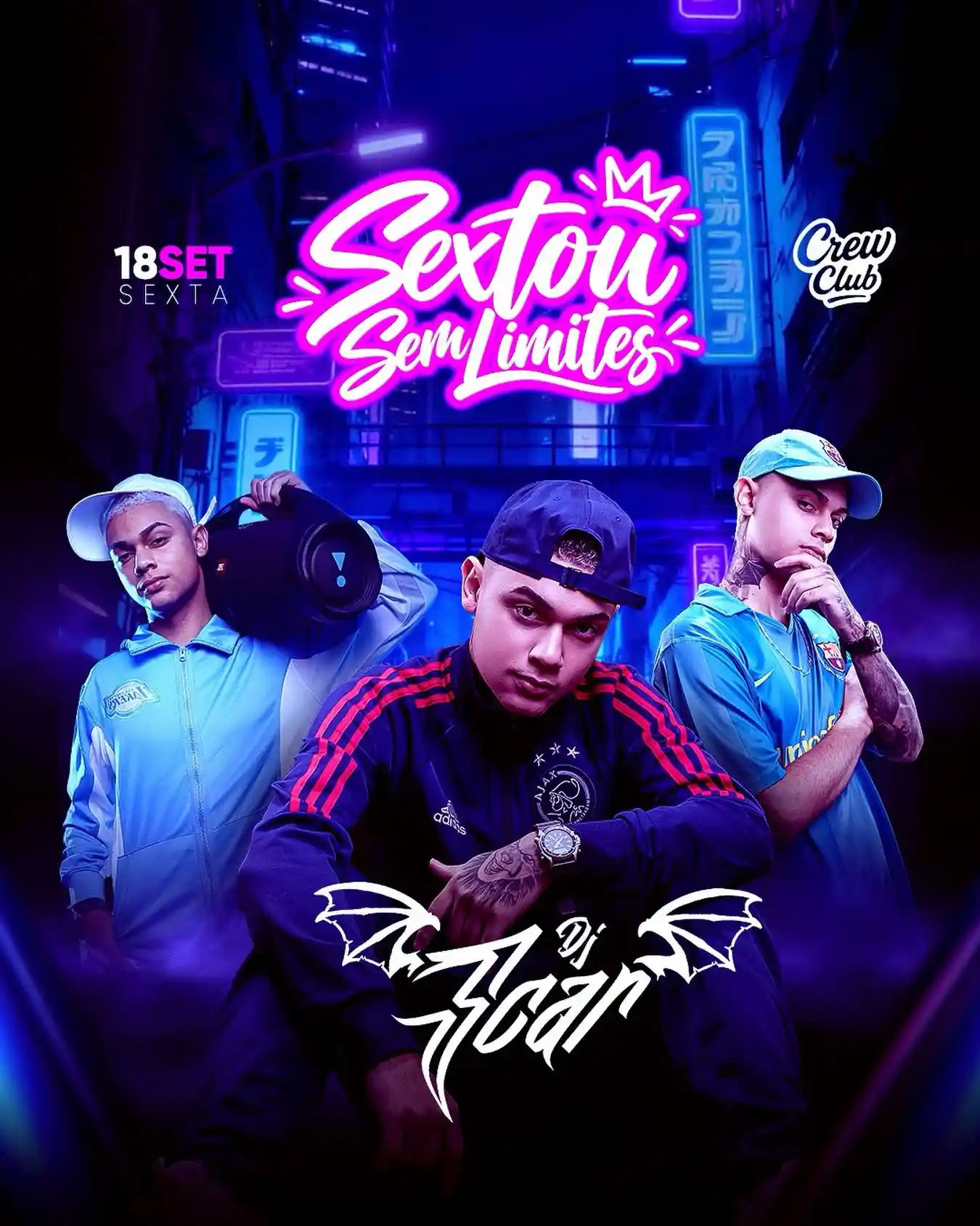 Sextou Sem Limites no Crew Club com DJ Scar