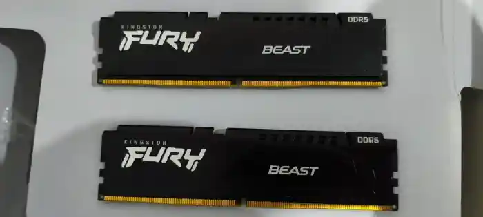 Memória Ram DDR5 6000mhz/XMP 2x16gb Kingston Fury