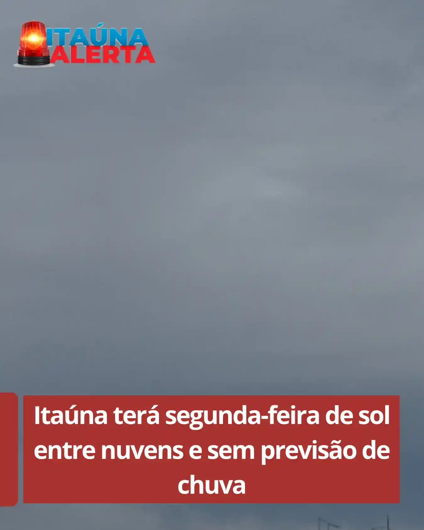 Previsão do tempo: sol entre nuvens nesta segunda-feira