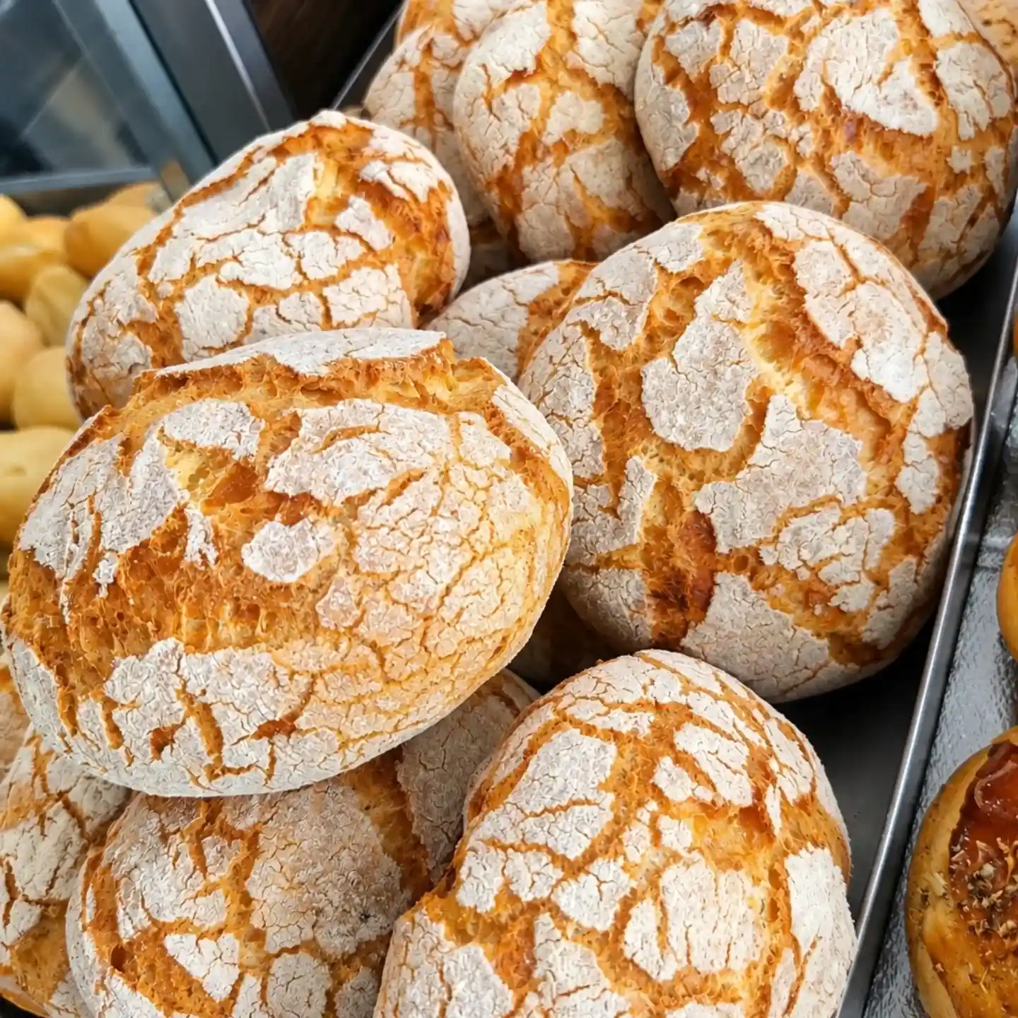 Broa fresquinha na Padaria Ponto do Trigo