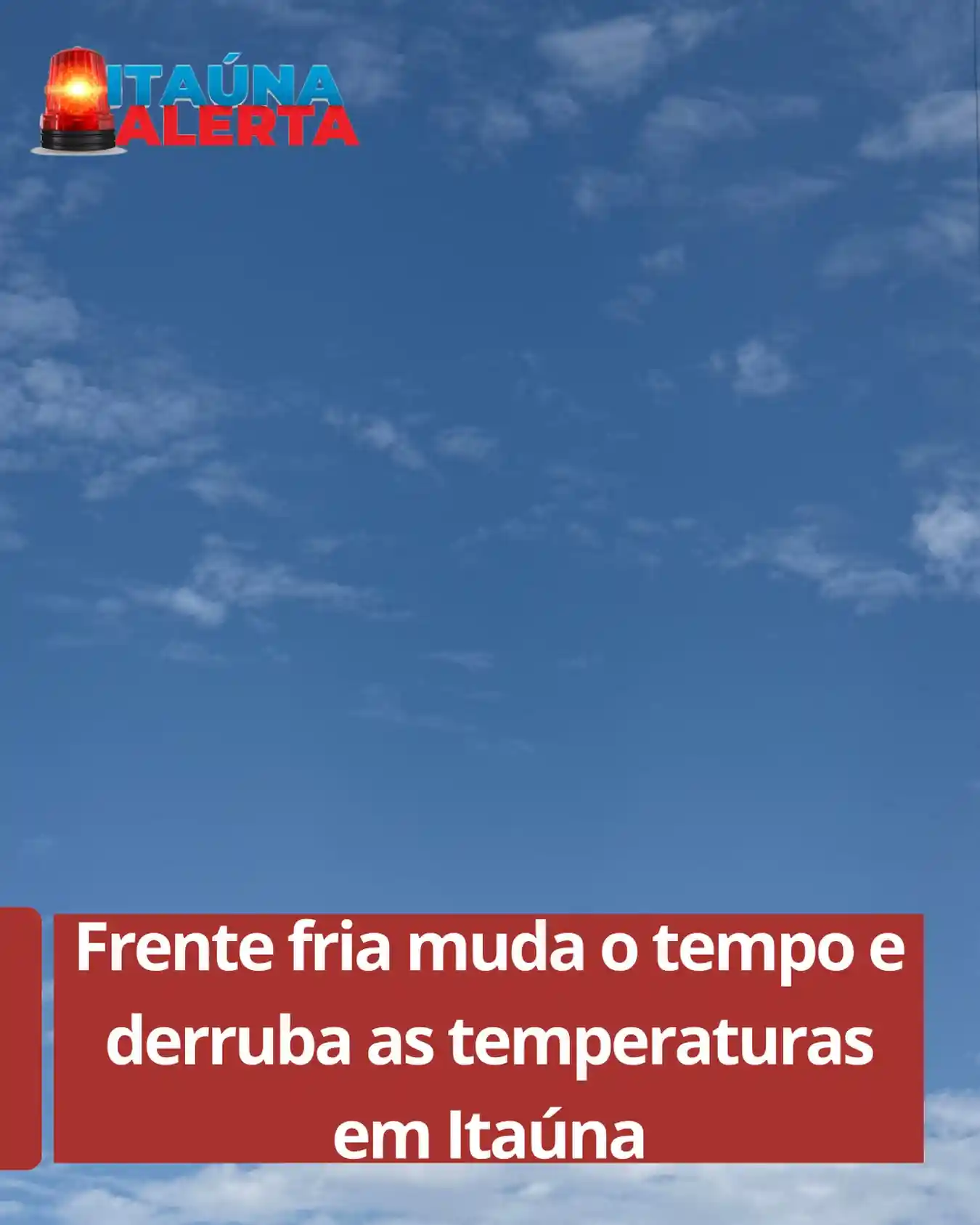 Frente fria traz chuva e queda de temperatura nesta quarta