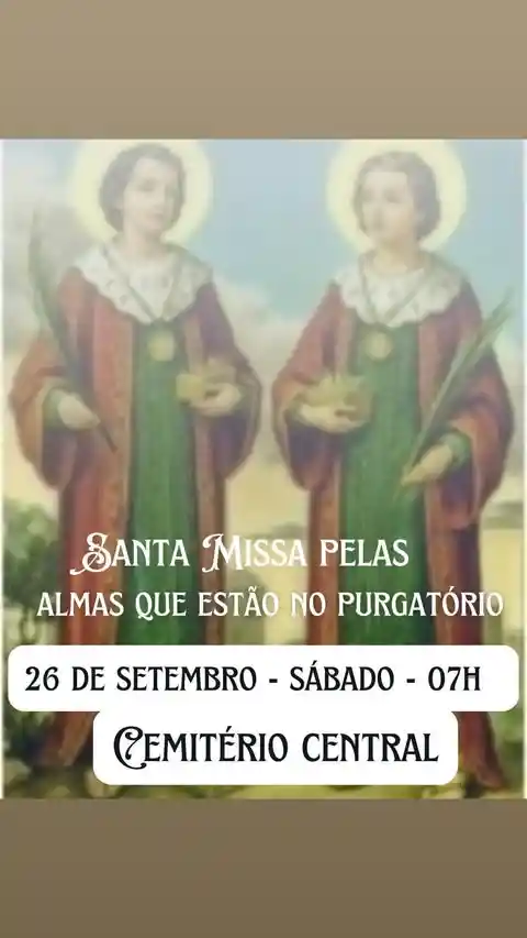 Santa Missa pelas Almas do Purgatório no Cemitério Central
