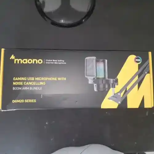 Microfone Maono DGM20S GamerWave RGB com Braço Articulado