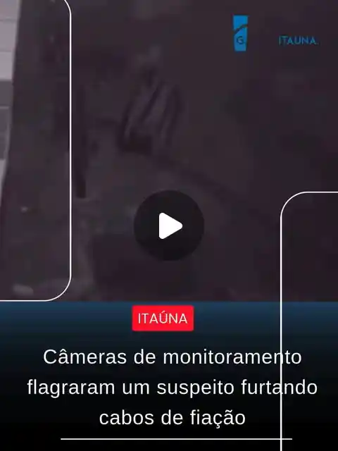 Câmeras flagram furto de cabos de energia no Irmãos Auler