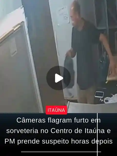 Polícia Militar prende suspeito de furto a sorveteria no Centro