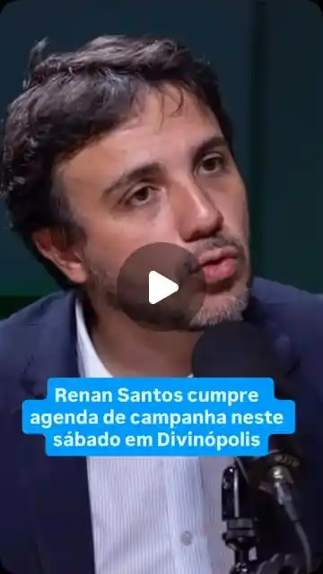 Renan Santos, candidato à Presidência, visita Divinópolis