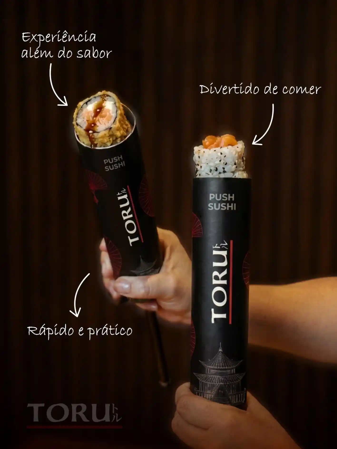Push Sushi chega ao Toru Culinária Oriental