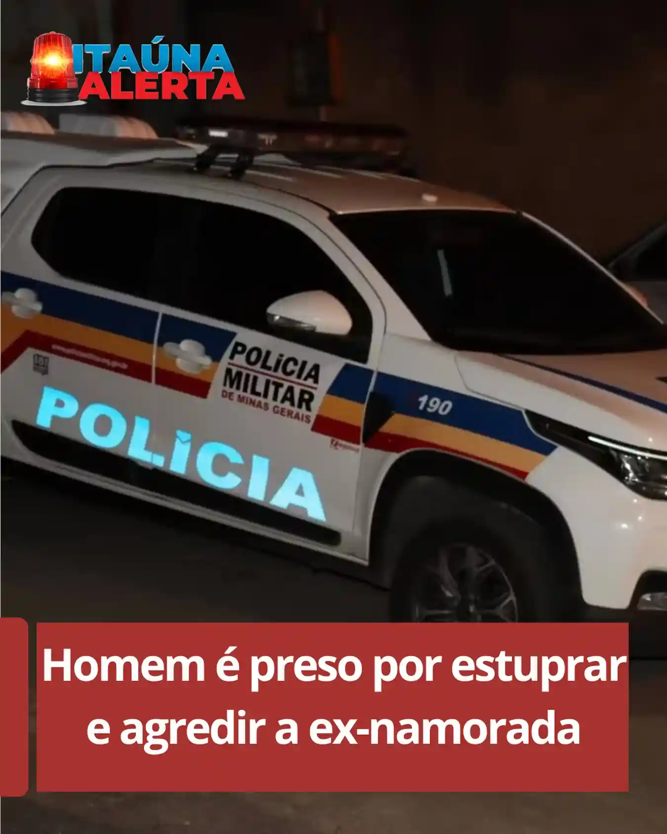 Homem preso suspeito de estuprar e agredir ex-namorada em Cláudio